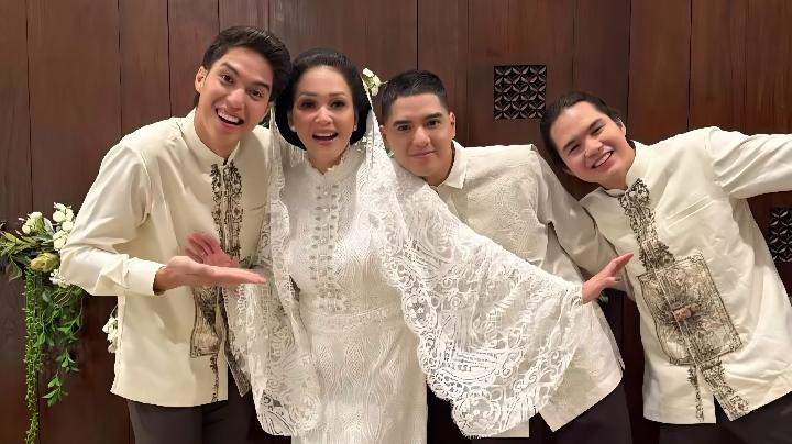 Maia Estianty Bagi Momen Siraman Al Ghazali dengan Lagu Aku Pasti Kembali