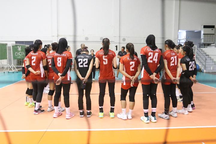 Timnas Bola Voli Putri Indonesia U-21. (Foto: PBVSI)