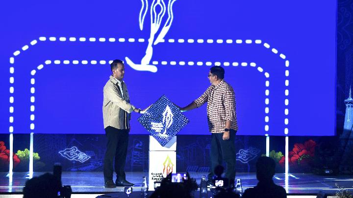  VP Corporate Communication Pertamina Fadjar Djoko Santoso, saat peresmian Anugerah Jurnalistik Pertamina (AJP) 2025 di Jakarta, pada Selasa, 17 Juni 2025. Dok. Pertamina 