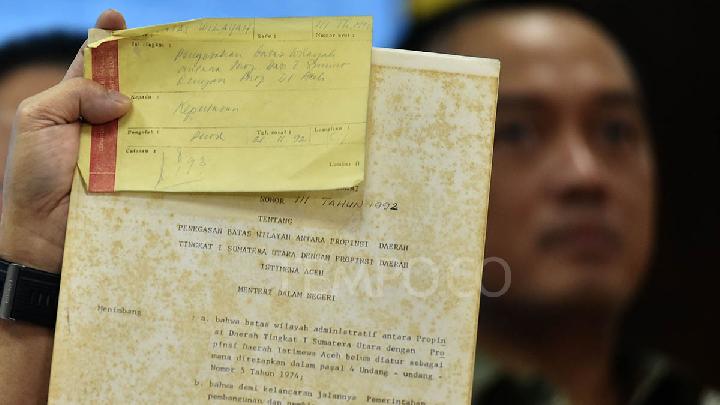 Soal 4 Pulau Aceh: Isi Dokumen Asli Kesepakatan Gubernur Aceh dan Sumut pada 1992