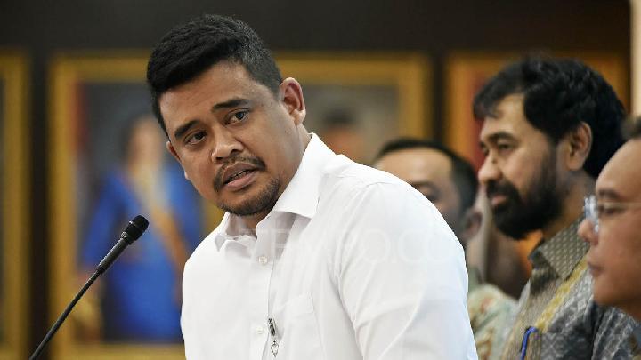 Gubernur Sumatera Utara Bobby Nasution di Kantor Presiden, Komplek Istana Kepresidenan, Jakarta, 17 Juni 2025. Tempo/Imam Sukamto