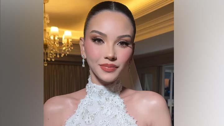 Makeup Alyssa Daguise di Resepsi Pernikahan, Warganet: Mirip Kendall Jenner