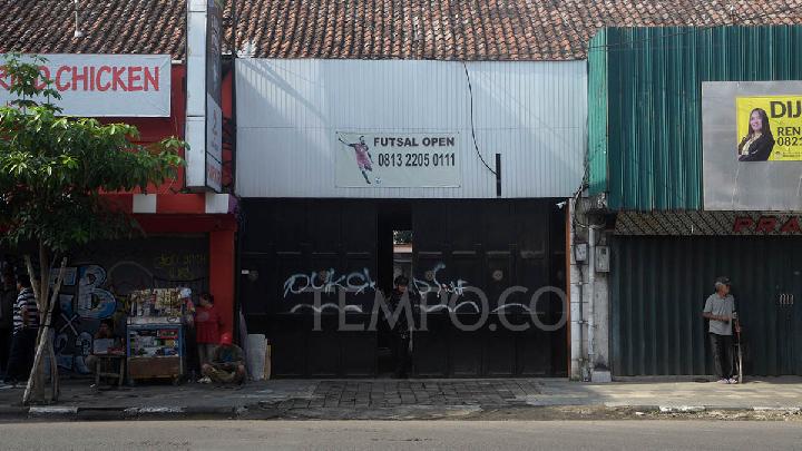 Gerbang masuk kasino di Jalan Jenderal Ahmad Yani, Bandung, Jawa Barat, 18 Juni 2025. Tempo/Prima Mulia