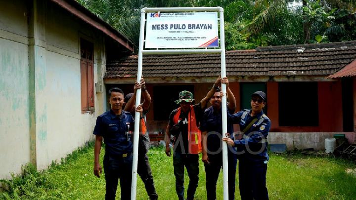 Sepanjang 2024 sampai awal Juni 2025, KAI Divre 1 Sumut menertibkan lahan dan bangunan senilai 107 miliar lebih, 18 Juni 2025. Tempo/Mei Leandha
