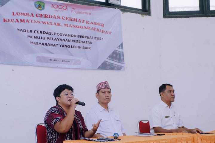 Lomba Cerdas Cermat kader posyandu yang diselenggarakan oleh Yayasan Seribu Cita Bangsa (1000 Days Fund)/Yayasan Seribu Cita Bangsa