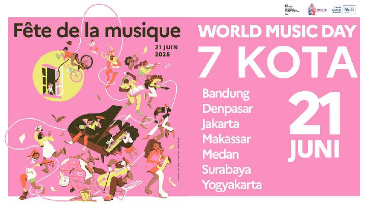Fete de la Musique Returns to Indonesia with Free Concerts Across Major Cities