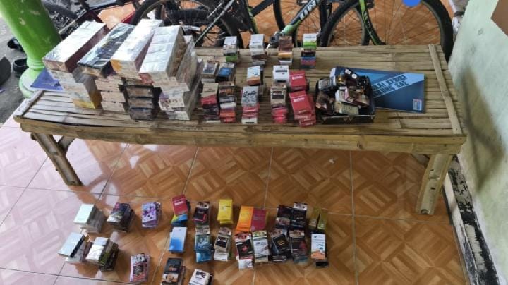 Bea Cukai Kediri Menindak Belasan Ribu Batang Rokok Ilegal