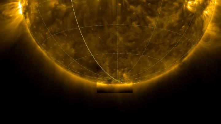ESA Unveils First Image Ever Captured of the Sun's South Pole