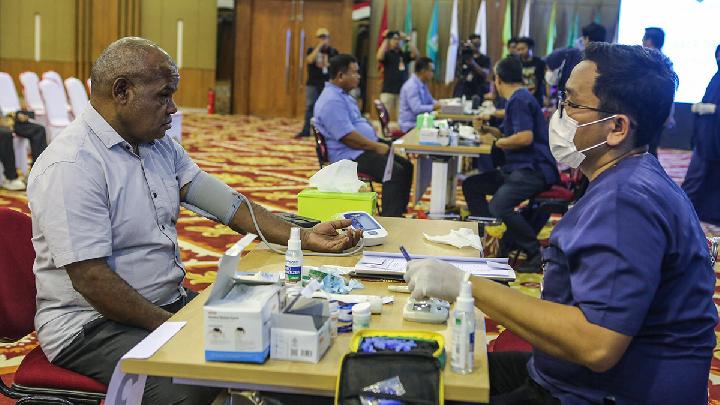87 Kepala Daerah dari Seluruh Indonesia Ikuti Pemeriksaan Kesehatan di Retret, Demi Layak Pimpin Daerah