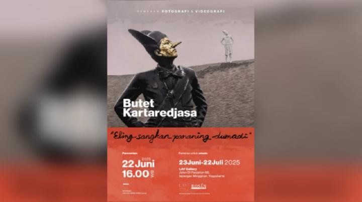 Seniman asal Yogyakarta, Butet Kartaredjasa menggelar pameran di LAV Gallery, Yogyakarta mulai 22 Juni hingga 22 Juli 2025. Foto: Dok. Istimewa.