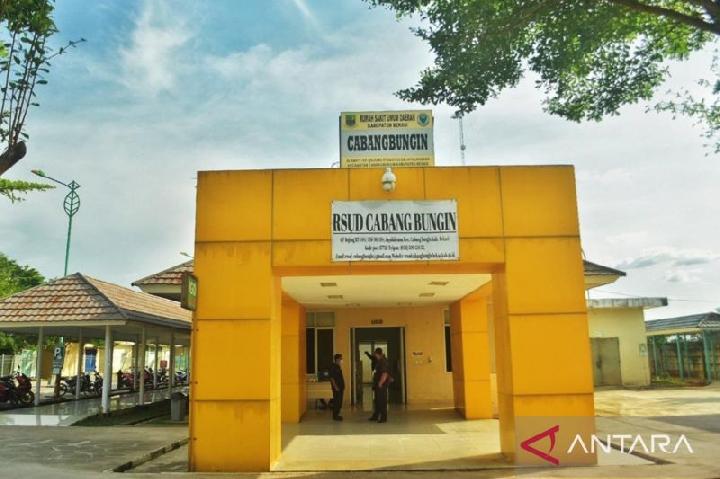 RSUD Cabangbungin milik Pemerintah Kabupaten Bekasi, Jawa Barat. ANTARA/Pradita Kurniawan Syah