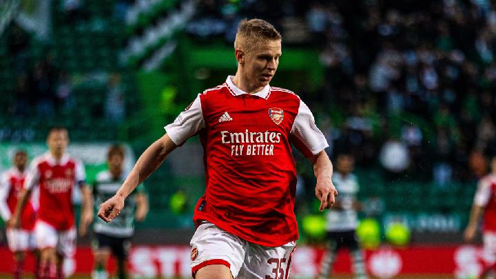 Pemain Arsenal, Oleksandr Zinchenko. Shutterstock