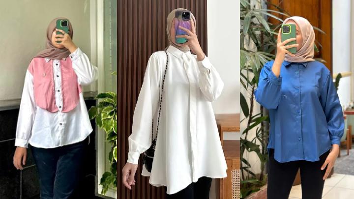  Koleksi Blouse Polos Shakila: Stylish, Busui Friendly, dan Lembut