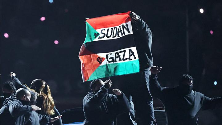 Kendrick Lamar's Background Dancer Arrested for Flying Palestinian Flag at Super Bowl