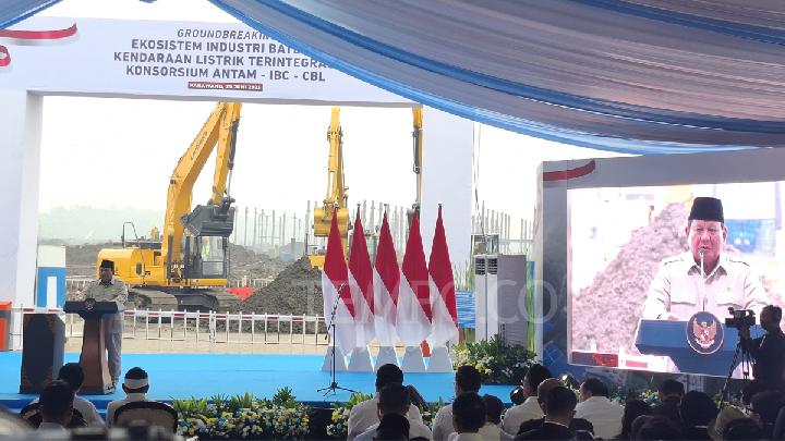 Prabowo Says Govt Will Continue Jokowi's Downstreaming Goals