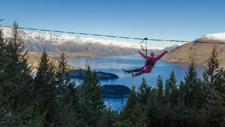 Ziptrek Ecotours Queenstown. dok. Tourism New Zealand
