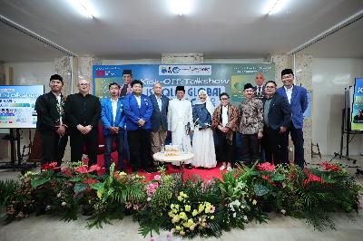 Menteri Agama Nasaruddin Umar di acara Istiqlal Global Connect 2025, 28 Juni 2025.