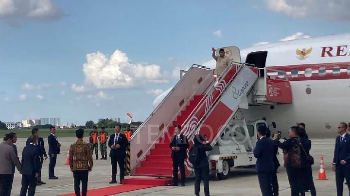 Prabowo Embarks on Three-Nation Visit, First Stop in Saudi Arabia