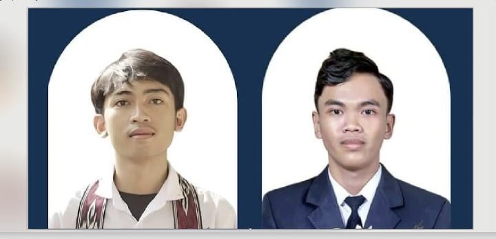 Bagus Adi Prayogo dan Septian Eka Rahmadi, mahasiswa KKN UGM yang meninggal dalam kecelakaan kapal di Maluku Tenggara, 1 Juli 2025. (Dok. UGM)