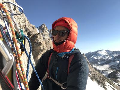 Deden Wahyudin (pendaki senior Cartenz) dalam Ekspedisi Merah Putih Trango Tower (EMPTT) Pakistan 2025.