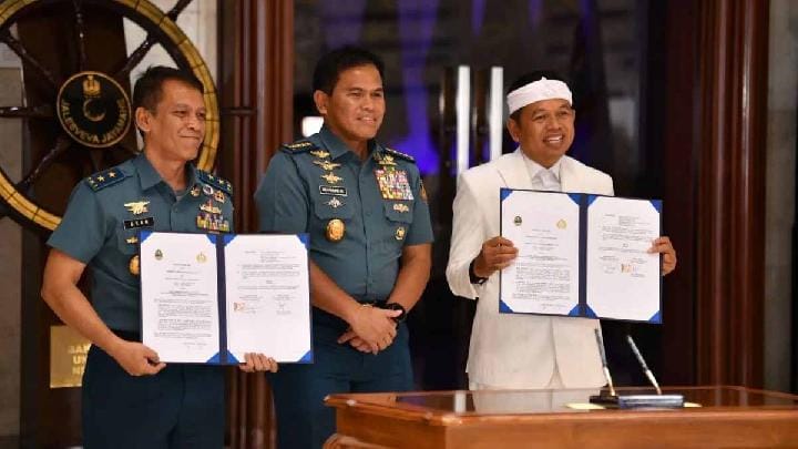 Alasan TNI AL Siapkan Korps Marinir Bina Siswa Jabar di Barak Militer