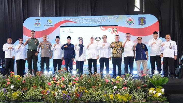 Ratusan Koperasi Desa Merah Putih Kab.Serang Kompak Daftar BPJS Ketenagakerjaan