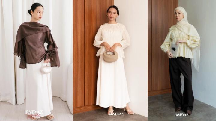 Koleksi Blouse Feminin dengan Sentuhan Pleats, Shirring, dan Sheer dari BWBYAZ