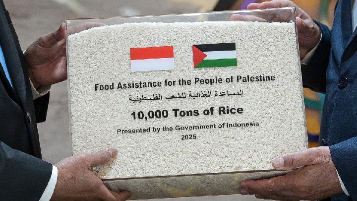 Indonesia to Send 10,000 Tons of Rice to Palestine