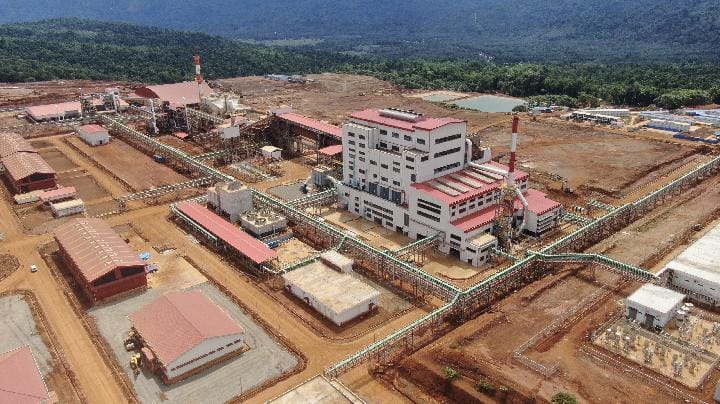Kompleks Smelter Nikel Merah Putih di Kecamatan Wolo, Kabupaten Kolaka, Sulawesi Tenggara. Dok. Ceria
