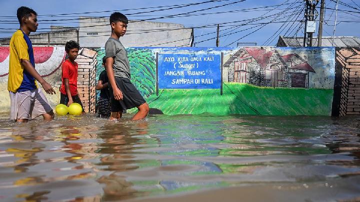 Jakarta Wednesday Morning: 9 Neighborhoods and 2 Roads Still Flooded