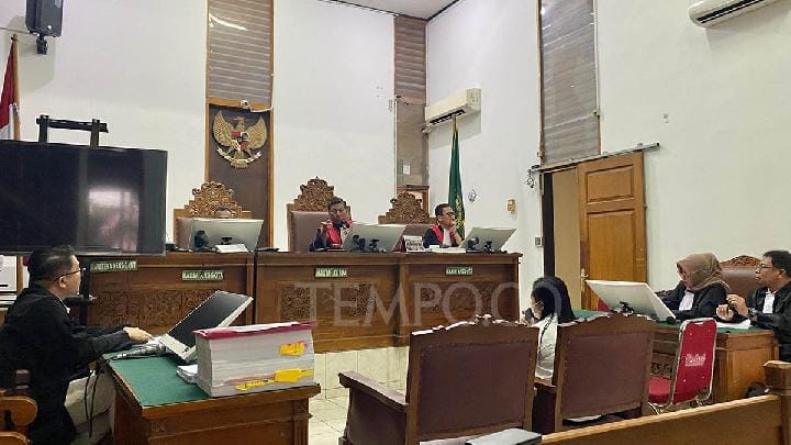 Sidang tindak pidana pencucian uang perkara judi online di Kementerian Komunikasi dan Digital dengan terdakwa Darmawati di Pengadilan Negeri Jakarta Selatan, 9 Juli 2025. Tempo/Intan Setiawanty