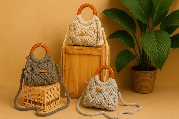 Rekomendasi 5 Tas Rajut Handmade Multifungsi dari Minomi