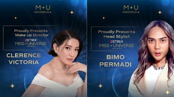 4 Kepala Bidang Teknis di Zetrix Miss Universe Indonesia 2025, Ada Bimo Permadi dan Clerence Victoria