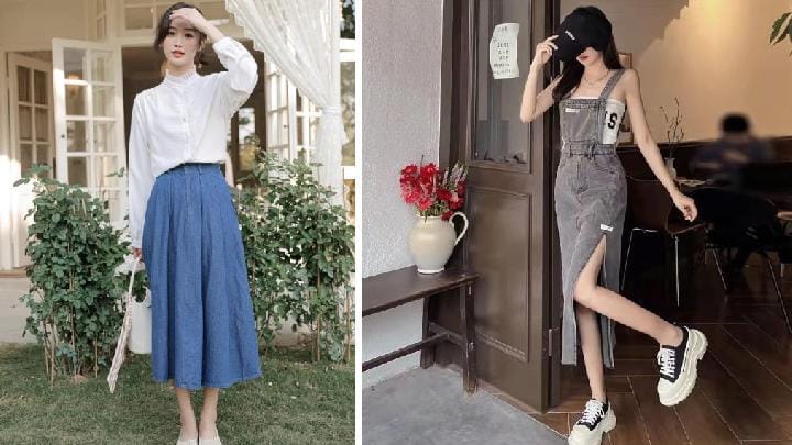 5 Outfit Denim Monica yang Bikin Kamu Tampil Feminin dan Edgy Sekaligus