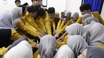 Para pelajar  SMA Muhammadiyah 8 Ciputat saat mengikuti Bhaarsandra 2.0, 18- 19 Juni 2025.