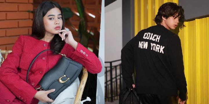 Pesona Aqeela Calista dan Arya Mohan Tampil Stylish dalam Koleksi Terbaru Coach