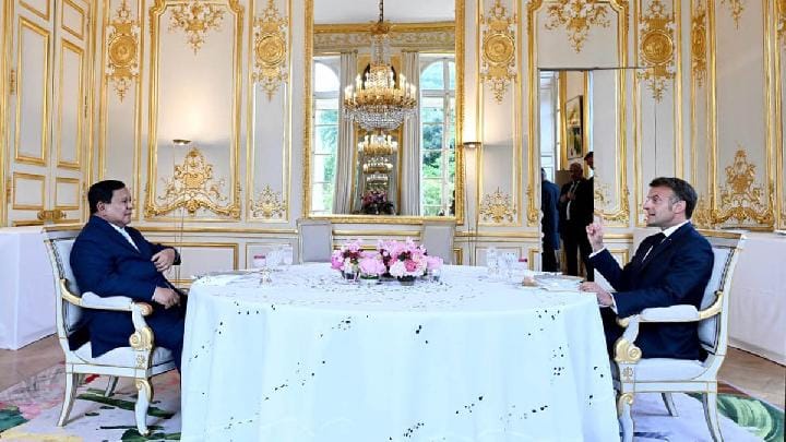 Macron Hosts Prabowo for Dinner After Bastille Day Ceremony