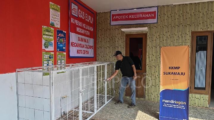 Koperasi Kelurahan Merah Putih Sukamaju di Cilodong, Depok, Jawa Barat, 16 Juli 2025.  Tempo/M Taufan Rengganis