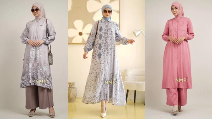 Tampil Santun dan Stylish dengan Koleksi Dress atau Setelan Tunik dari NMR