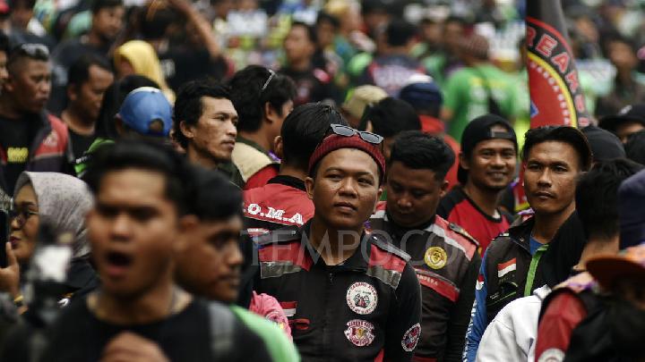 Ojol Drivers Demand Lower App Fees on Food Deliveries in Today's Rally