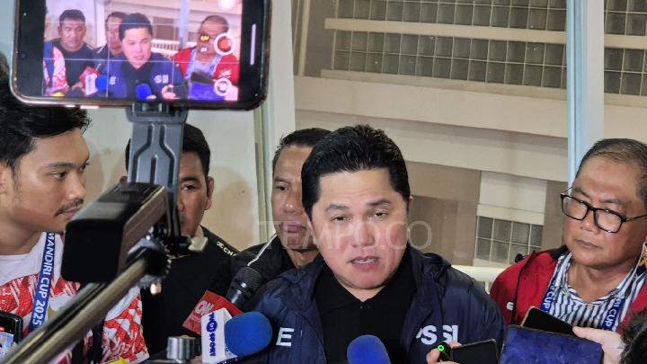 PSSI Chair Erick Thohir Urges Indonesian U-23 National Team to Stay Focused in Final Against Vietnam