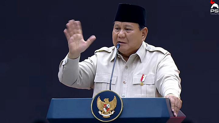 Prabowo Counters 'Dark Indonesia' Narrative, Citing Poverty and Unemployment Rates Decline