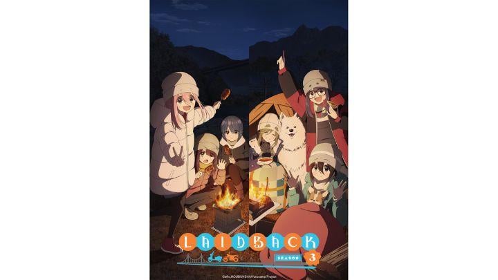 Poster anime Yuru Camp Season 3. Foto: IMDB