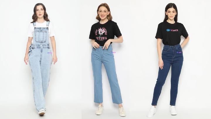 Koleksi Jeans Wanita dari Nuber dengan Beragam Model, dari Skinny hingga Baggy