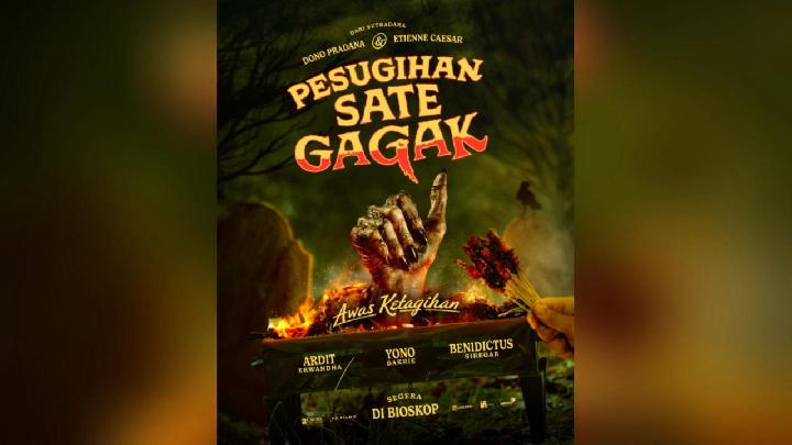 Ketika Makanan Dijual ke Setan. Film Pesugihan Sate Gagak Siap Bikin Tertawa dan Merinding