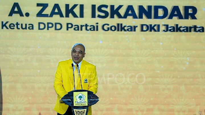 Ahmed Zaki Iskandar Terpilih Jadi Ketua DPD Partai Golkar Jakarta 2025-2030