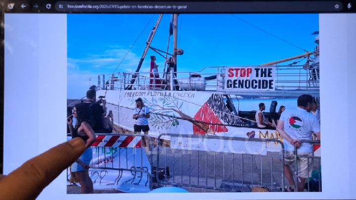 Israel Accused of Torturing Black Activist on Gaza-Bound Aid Ship Handala