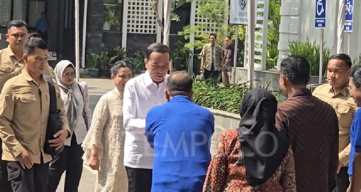 Jokowi Tiba di Lokasi Reuni Fakultas Kehutanan UGM