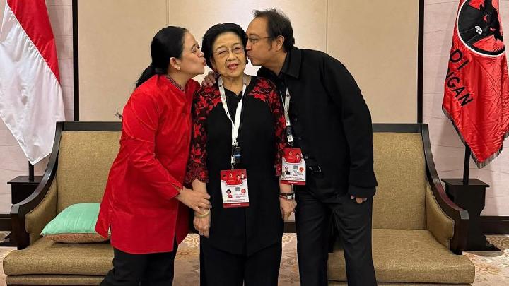 Puan Maharani Unggah Foto Bareng Megawati dan Prananda Menjelang Kongres PDIP
