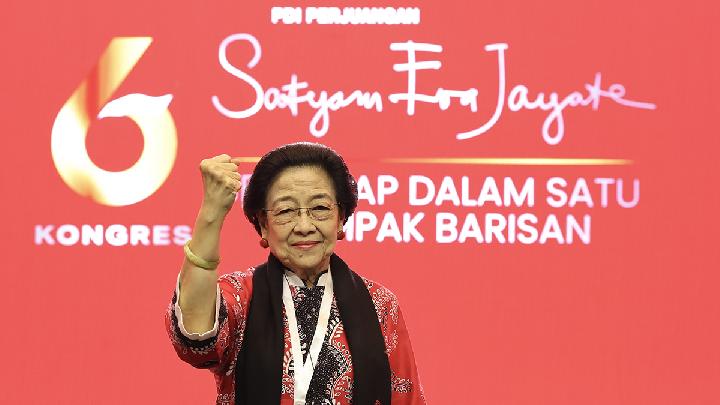 Megawati Rangkap Jabatan Ketua Umum Sekaligus Sekretaris Jenderal PDIP